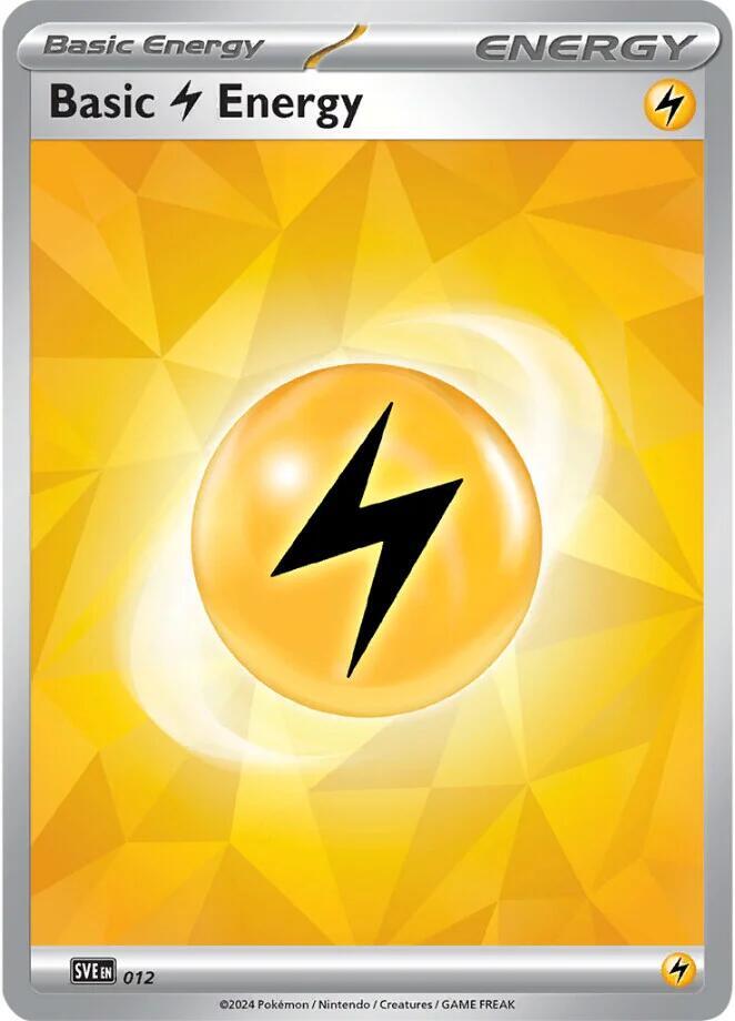 Basic Lightning Energy - 012 [SVE: Scarlet & Violet Energies]
