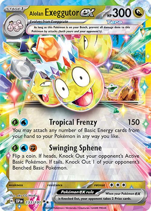 Alolan Exeggutor ex - 133/191 [SV08 Surging Sparks]