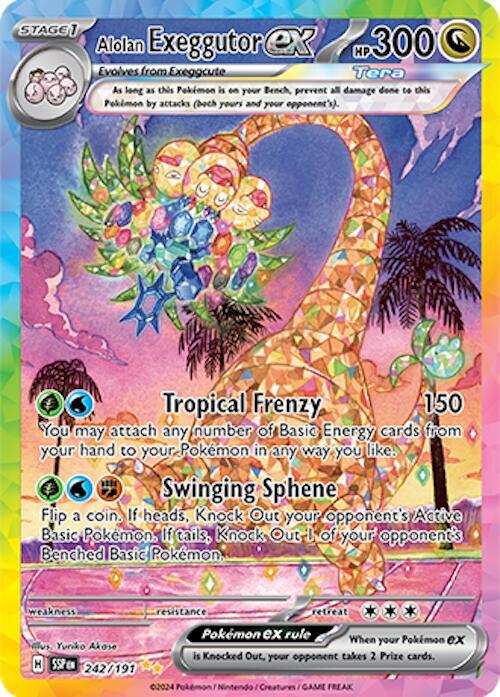 Alolan Exeggutor ex - 242/191 [SV08 Surging Sparks]