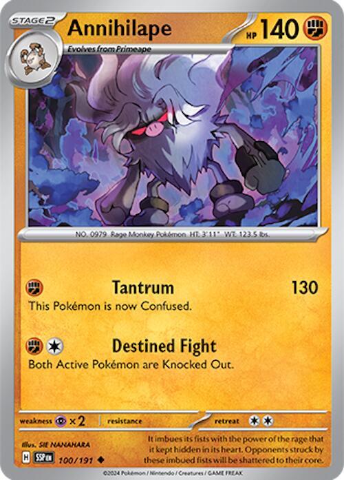 Annihilape (100/191) [SV08 Surging Sparks]