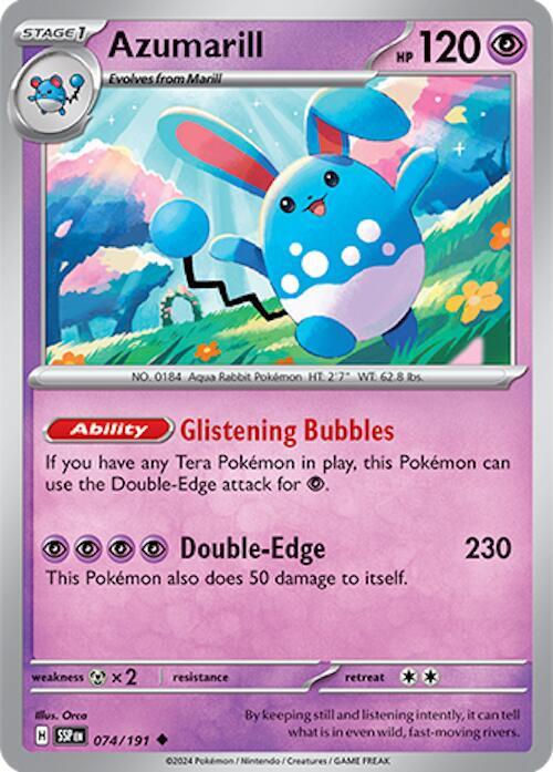 Azumarill (074/191) [SV08 Surging Sparks]