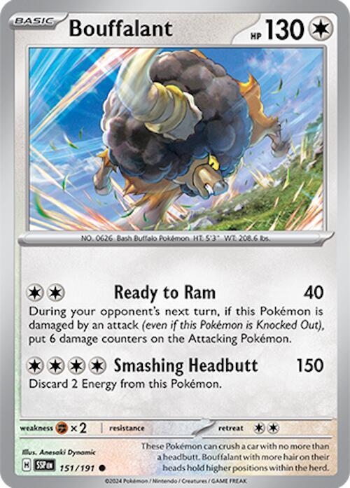 Bouffalant (151/191) [SV08 Surging Sparks]