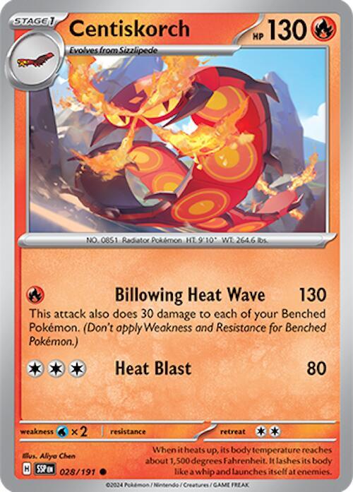 Centiskorch (028/191) [SV08 Surging Sparks]