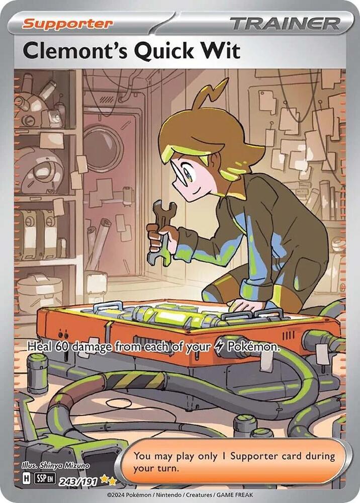 Clemont's Quick Wit - 243/191 [SV08 Surging Sparks]