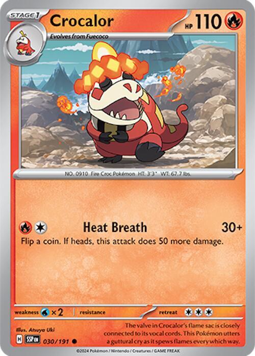Crocalor (030/191) [SV08 Surging Sparks]