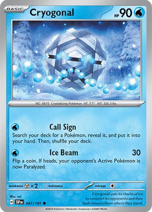 Cryogonal (047/191) [SV08 Surging Sparks]