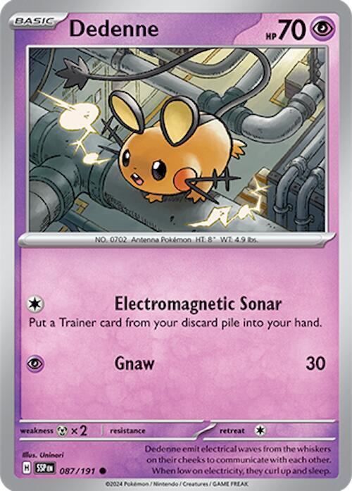 Dedenne (087/191) [SV08 Surging Sparks]