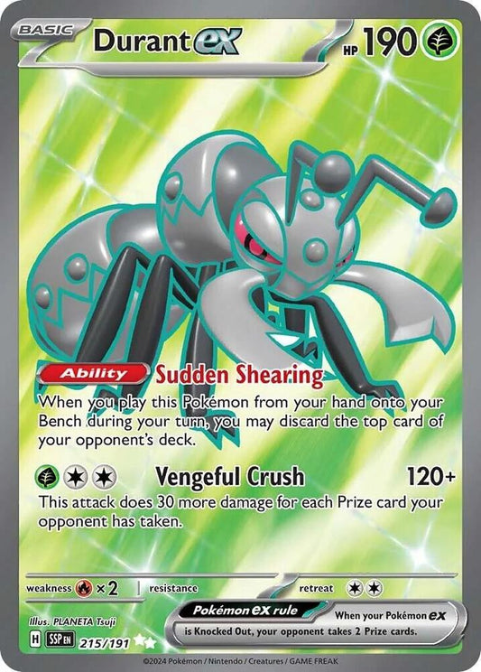 Durant ex - 215/191 [SV08 Surging Sparks]