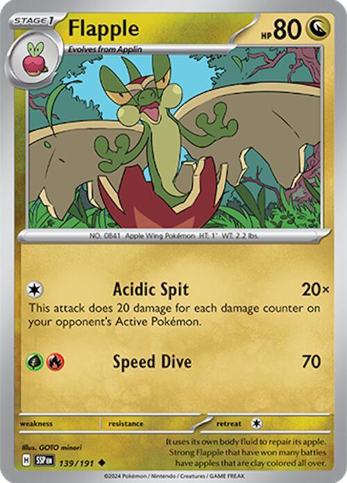Flapple - 139/191 [SV08 Surging Sparks]