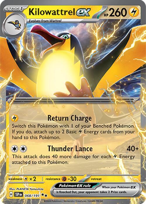 Kilowattrel ex (068/191) [SV08 Surging Sparks]