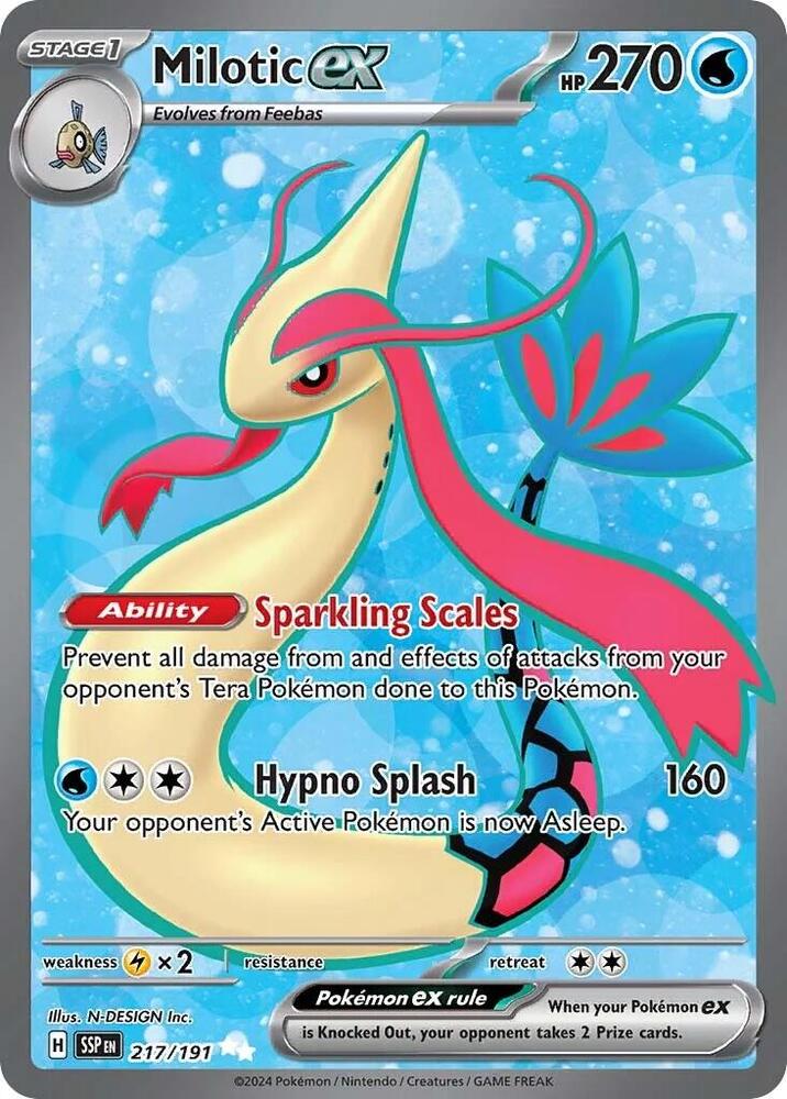 Milotic ex - 217/191 [SV08 Surging Sparks]