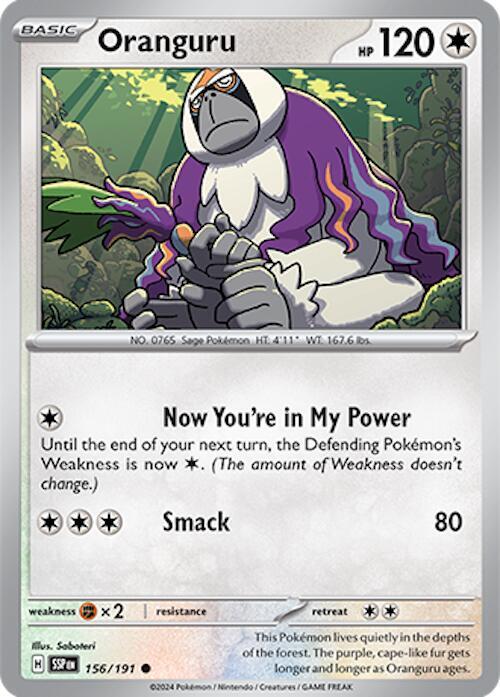 Oranguru (156/191) [SV08 Surging Sparks]