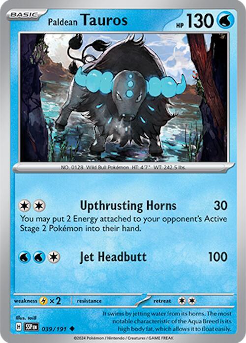 Paldean Tauros - 039/191 [SV08 Surging Sparks]