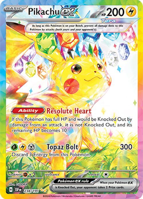 Pikachu ex - 238/191 [SV08 Surging Sparks]