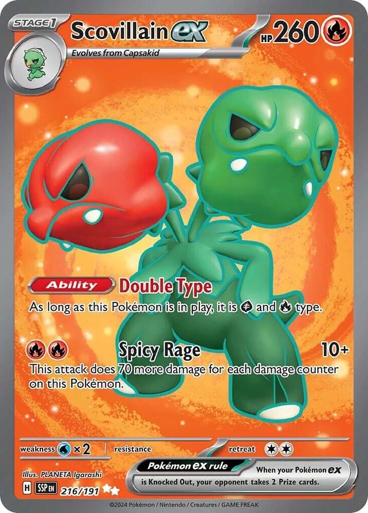 Scovillain ex - 216/191 [SV08 Surging Sparks]