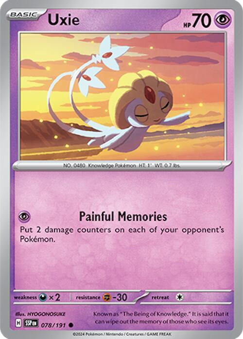 Uxie (078/191) [SV08 Surging Sparks]