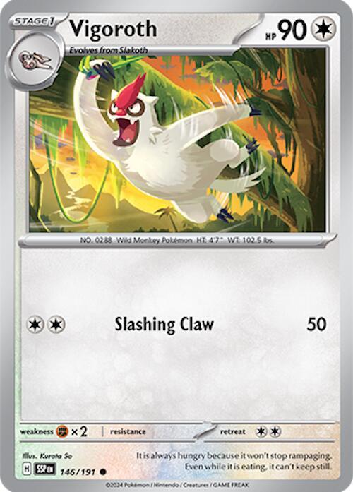 Vigoroth (146/191) [SV08 Surging Sparks]