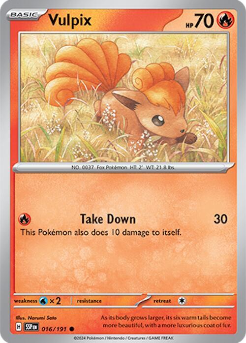 Vulpix (016/191) [SV08 Surging Sparks]