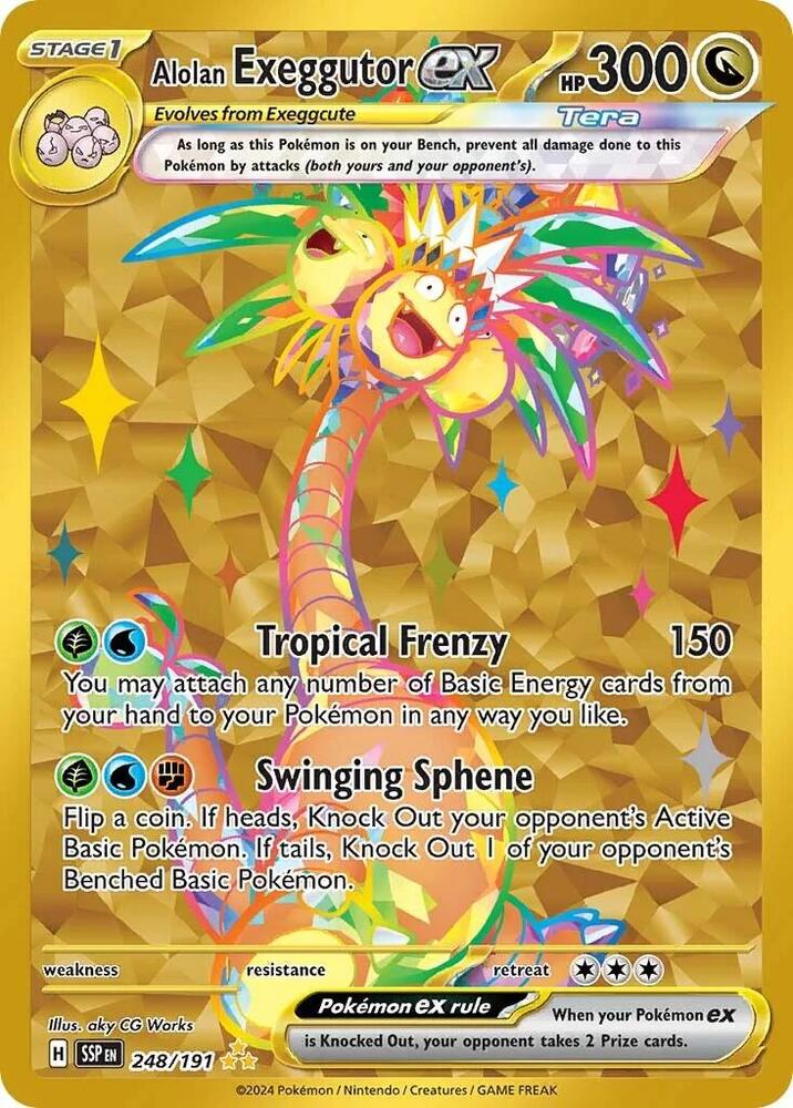 Alolan Exeggutor ex - 248/191 [SV08 Surging Sparks]