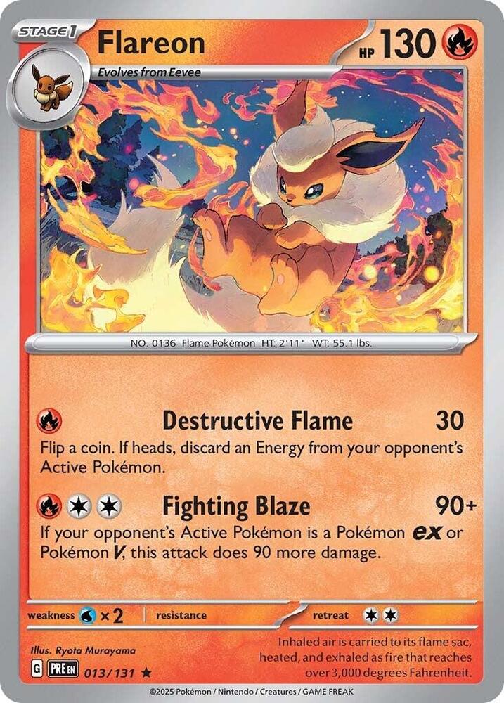 Flareon (013/131) [SV Prismatic Evolutions]