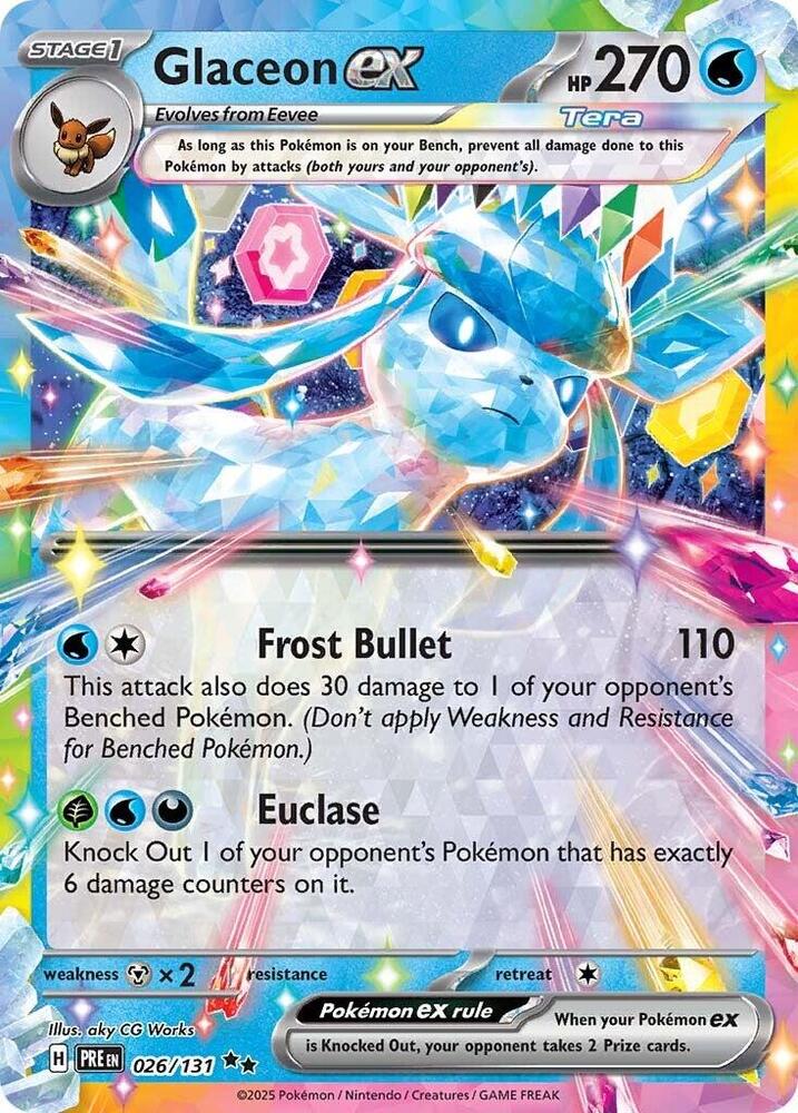 Glaceon ex - 026/131 [SV Prismatic Evolutions]