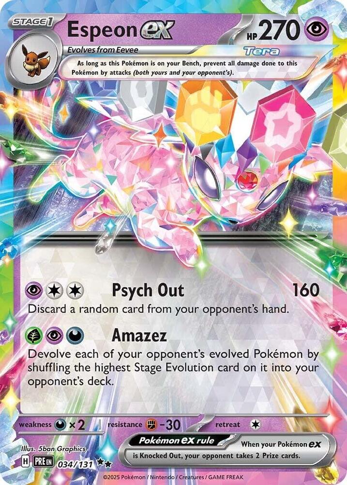 Espeon ex - 034/131 [SV Prismatic Evolutions]