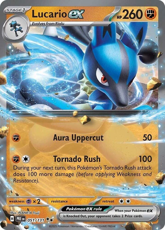 Lucario ex (051/131) [SV Prismatic Evolutions]