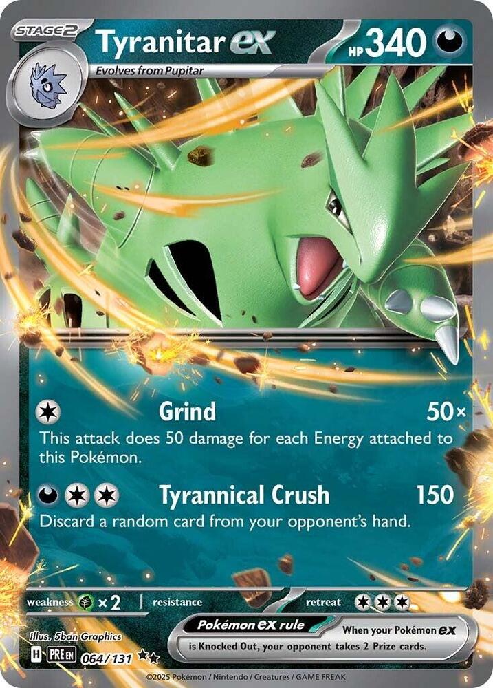 Tyranitar ex (064/131) [SV Prismatic Evolutions]