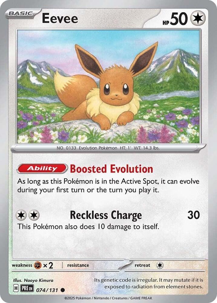 Eevee (074/131) [SV Prismatic Evolutions]