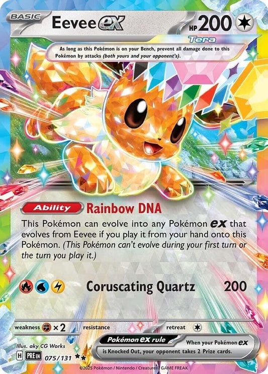 Eevee ex - 075/131 [SV Prismatic Evolutions]