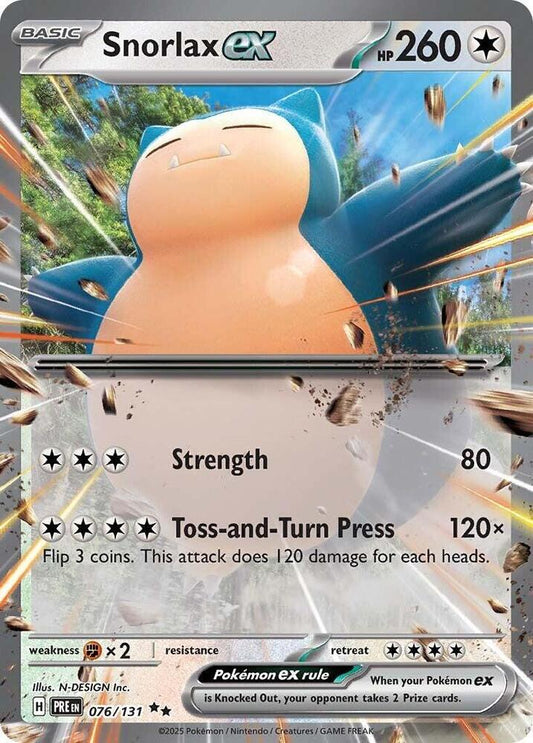Snorlax ex (076/131) [SV Prismatic Evolutions]