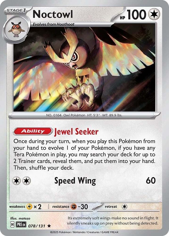 Noctowl (078/131) [SV Prismatic Evolutions]