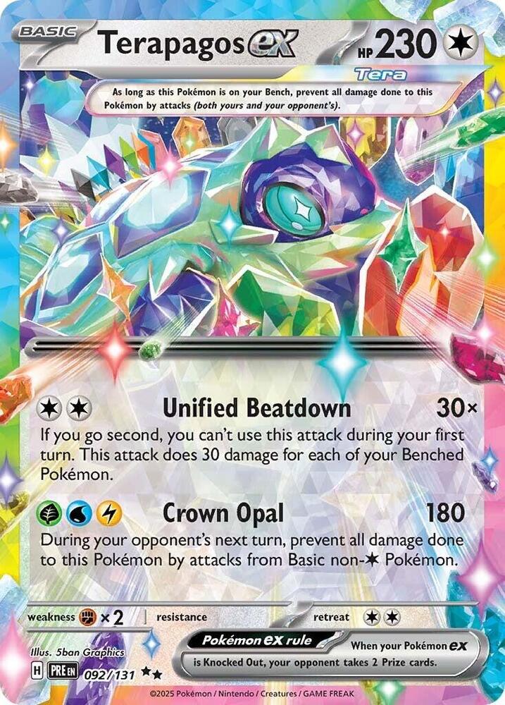 Terapagos ex - 092/131 [SV Prismatic Evolutions]