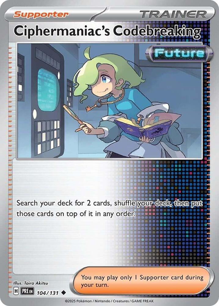 Ciphermaniac's Codebreaking (104/131) [SV Prismatic Evolutions]
