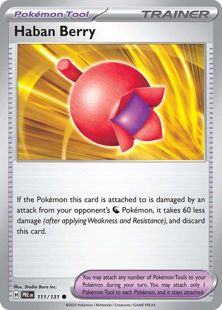 Haban Berry (111/131) [SV Prismatic Evolutions]
