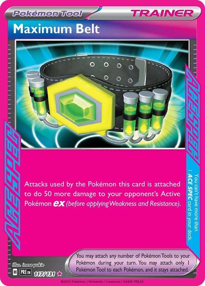 Maximum Belt (117/131) [SV Prismatic Evolutions]