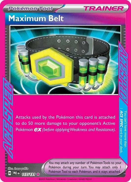 Maximum Belt (117/131) [SV Prismatic Evolutions]