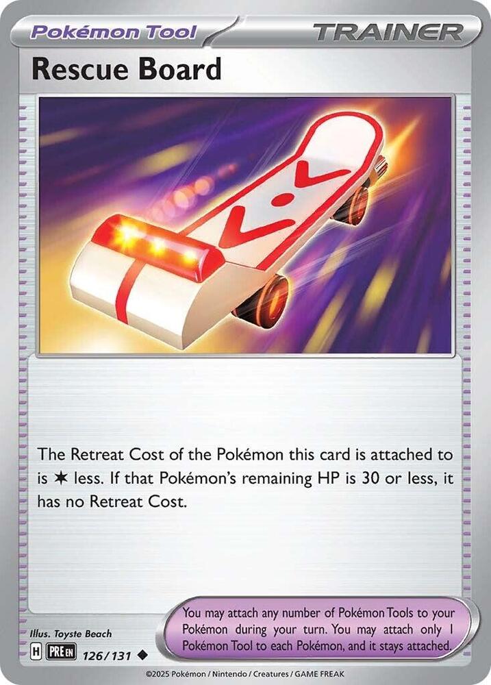 Rescue Board (126/131) [SV Prismatic Evolutions]