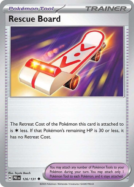 Rescue Board (126/131) [SV Prismatic Evolutions]