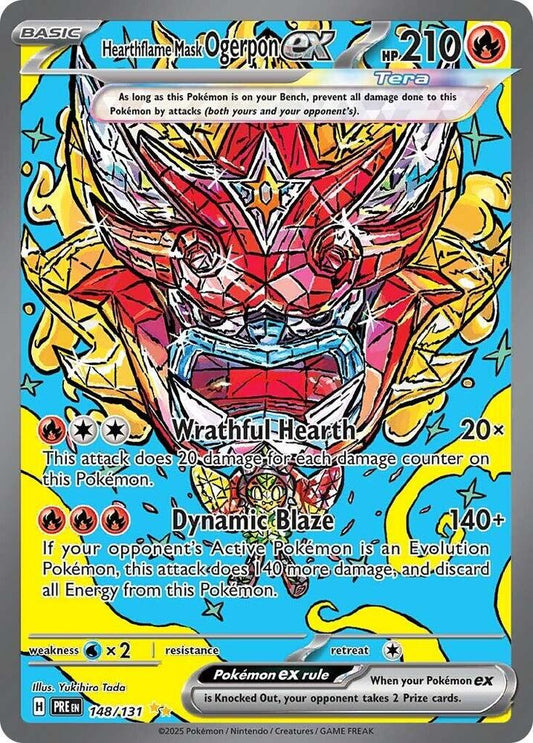 Hearthflame Mask Ogerpon ex - 148/131 [SV Prismatic Evolutions]