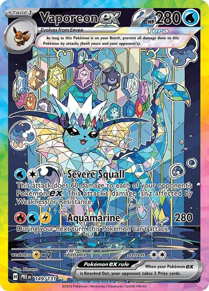 Vaporeon ex - 149/131 [SV Prismatic Evolutions]