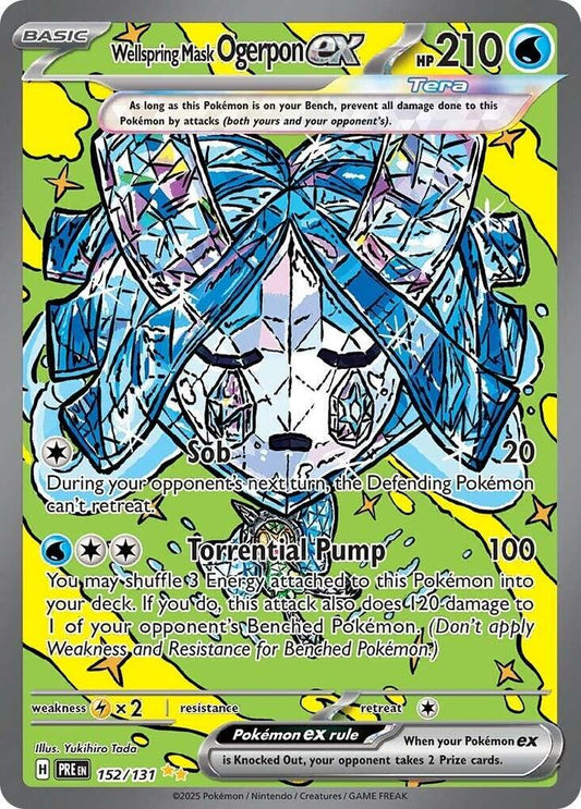 Wellspring Mask Ogerpon ex - 152/131 [SV Prismatic Evolutions]