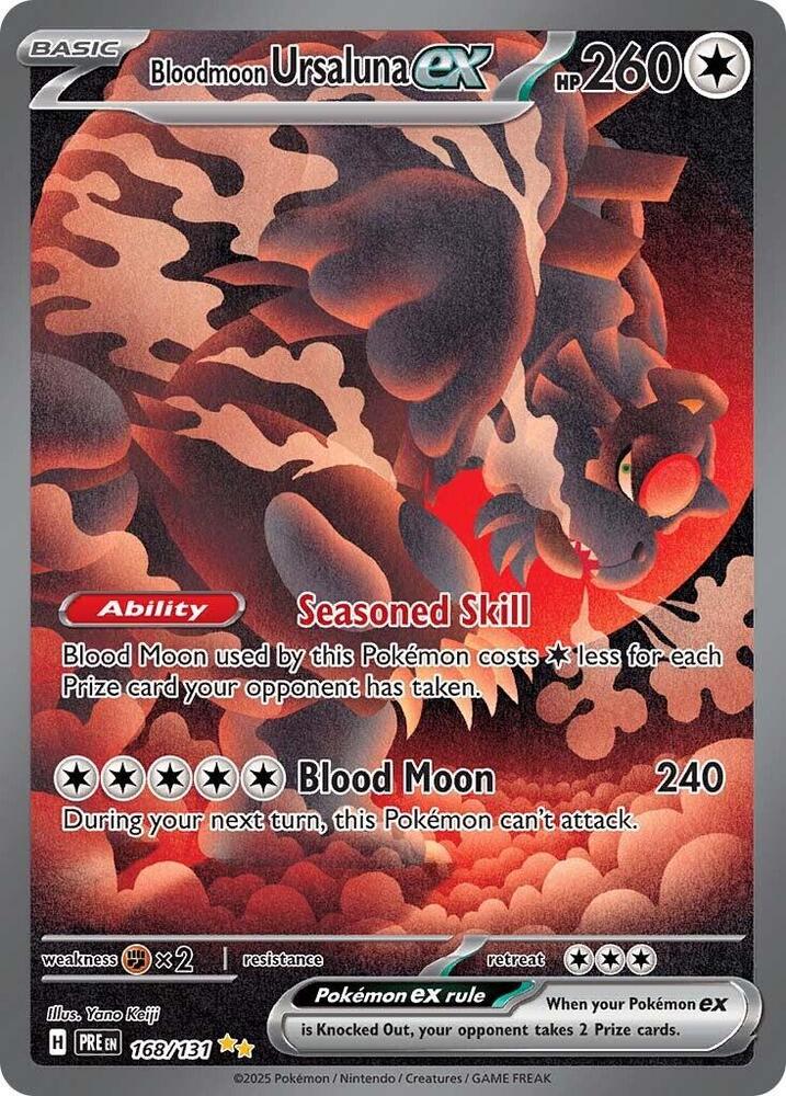 Bloodmoon Ursaluna ex (168/131) [SV Prismatic Evolutions]
