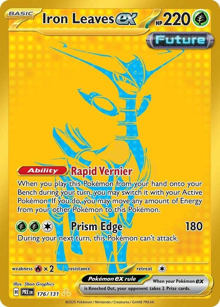 Iron Leaves ex (176/131) [SV Prismatic Evolutions]