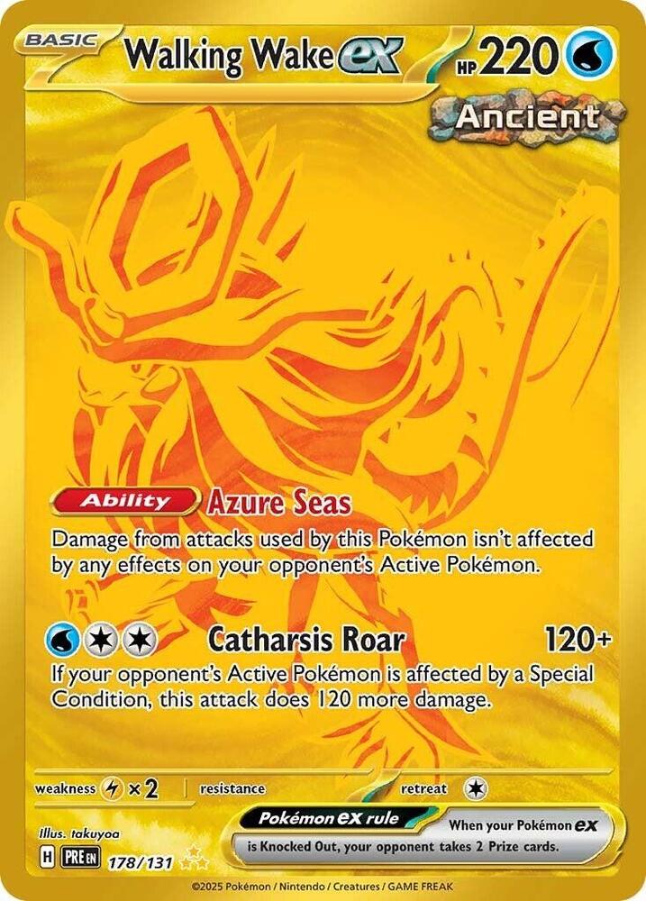 Walking Wake ex (178/131) [SV Prismatic Evolutions]