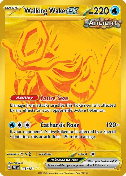 Walking Wake ex (178/131) [SV Prismatic Evolutions]