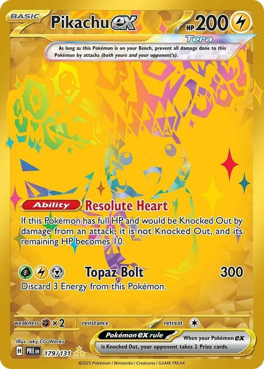 Pikachu ex - 179/131 [SV Prismatic Evolutions]