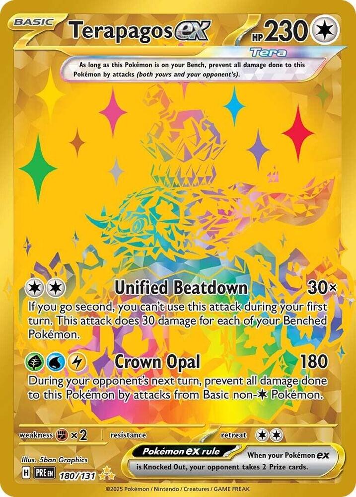 Terapagos ex - 180/131 [SV Prismatic Evolutions]