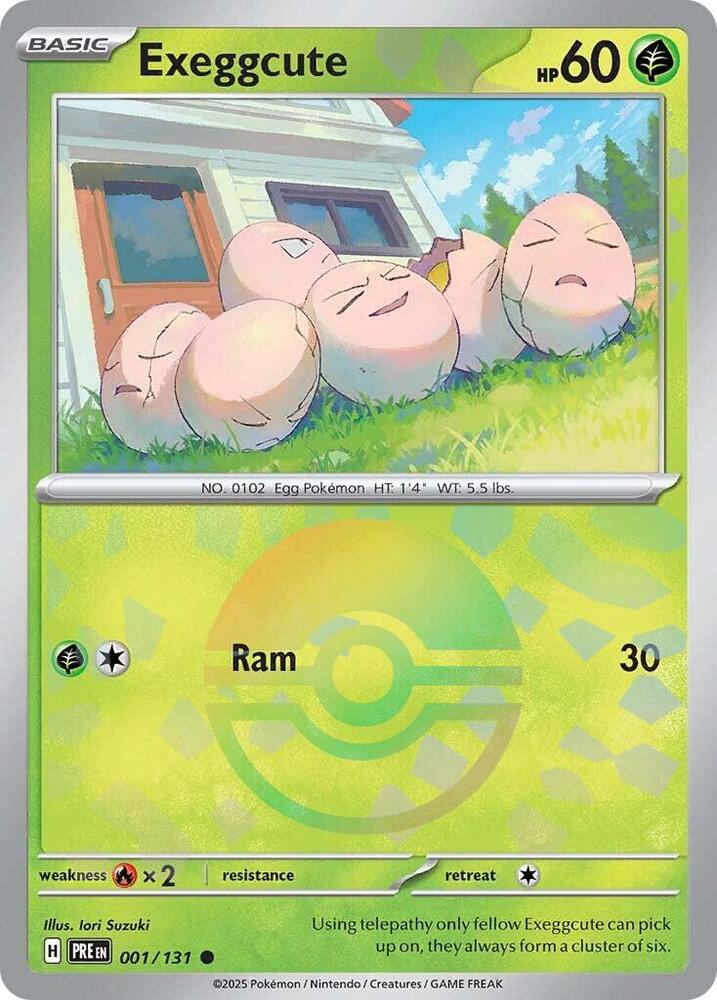 Exeggcute (Poke Ball Pattern) (001/131) [SV Prismatic Evolutions]