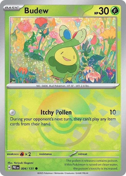 Budew (Poke Ball Pattern) (004/131) [SV Prismatic Evolutions]